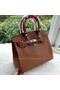 Hermes Birkin 30CM Tote Bags Brown Calfskin Leather BK30 Silver  Replica