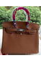 Hermes Birkin 30CM Tote Bags Brown Calfskin Leather BK30 Silver  Replica