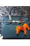 Hermes Birkin 30CM Tote Bags Litchi Leather H30LI Blue  Replica