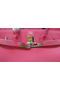 Hermes Birkin 30CM Tote Bags Litchi Leather H30LI Rose  Replica