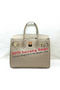 Hermes Birkin 30CM Tote Bags Ostrich Leather H30LI Apricot  Replica