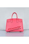 Hermes Birkin 30CM Tote Bags Pink Clemence Leather Silver  Replica