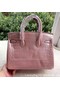 Hermes Birkin 30CM Tote Bags Pink Croco Leather BK30 Gold  Replica