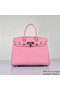 Hermes Birkin 30CM Tote Bags Pink Togo Leather Silver  Replica