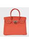 Hermes Birkin 30CM Tote Bags Pompadour Grain Leather Silver  Replica