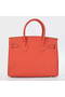 Hermes Birkin 30CM Tote Bags Pompadour Grain Leather Silver  Replica