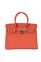 Hermes Birkin 30CM Tote Bags Pompadour Grain Leather Silver  Replica