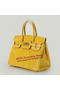 Hermes Birkin 30CM Tote Bags Yellow Iridescent Croco Leather Gold  Replica