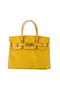 Hermes Birkin 30CM Tote Bags Yellow Iridescent Croco Leather Gold  Replica