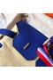 Hermes Birkin 35 Handmade Bag In Blue Electric Clemence Leather  Replica