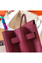 Hermes Birkin 35 Handmade Bag In Bordeaux Clemence Leather  Replica