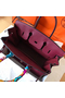 Hermes Birkin 35 Handmade Bag In Bordeaux Clemence Leather  Replica