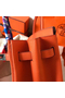 Hermes Birkin 35 Handmade Bag In Orange Clemence Leather  Replica