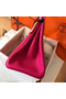Hermes Birkin 35 Handmade Bag In Peach Clemence Leather  Replica