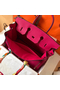 Hermes Birkin 35 Handmade Bag In Peach Clemence Leather  Replica