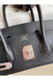 Hermes Birkin 35 Handmade Bag In Toile & Black Swift Leather  Replica
