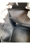 Hermes Birkin 35 Handmade Bag In Toile & Black Swift Leather  Replica