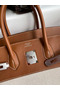 Hermes Birkin 35 Handmade Bag In Toile & Gold Swift Leather  Replica