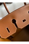 Hermes Birkin 35 Handmade Bag In Toile & Gold Swift Leather  Replica