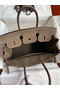 Hermes Birkin 35 Handmade Bag In Toile & Taupe Clemence Leather  Replica