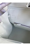 Hermes Birkin 35 Handmade Bag In Toile & White Clemence Leather  Replica