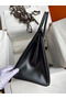Hermes Birkin 35 Retourne Handmade Bag In Black Box Calfskin  Replica