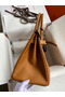 Hermes Birkin 35 Retourne Handmade Bag In Gold Epsom Calfskin  Replica