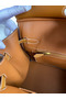 Hermes Birkin 35 Retourne Handmade Bag In Gold Epsom Calfskin  Replica