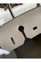 Hermes Birkin 35 Retourne Handmade Bag In Gris Asphalt Clemence Leather  Replica