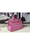 Hermes Birkin 35CM 30CM Tote Bag Lizard Leather H35H30 Pink  Replica
