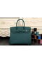 Hermes Birkin 35CM 30CM Tote Bag Original Leather HB35O Dark Green  Replica