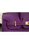Hermes Birkin 35CM 30CM Tote Bag Original Leather HB35O Purple  Replica