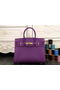 Hermes Birkin 35CM 30CM Tote Bag Original Leather HB35O Purple  Replica