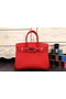 Hermes Birkin 35CM 30CM Tote Bag Original Leather HB35O Red  Replica