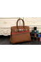 Hermes Birkin 35CM 30CM Tote Bag Original Leather HB35O Wheat  Replica