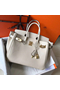 Hermes Birkin 35cm Bag In Beton Clemence Leather GHW  Replica