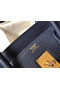 Hermes Birkin 35cm Bag In Dark Blue Clemence Leather GHW  Replica
