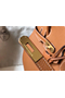 Hermes Birkin 35cm Bag In Gold Clemence Leather GHW  Replica