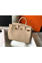Hermes Birkin 35cm Bag In Trench Clemence Leather GHW  Replica
