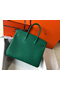 Hermes Birkin 35cm Bag In Vert Vertigo Clemence Leather GHW  Replica
