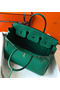 Hermes Birkin 35cm Bag In Vert Vertigo Clemence Leather GHW  Replica
