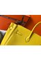 Hermes Birkin 35cm Bag In Yellow Clemence Leather GHW  Replica