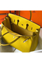 Hermes Birkin 35cm Bag In Yellow Clemence Leather GHW  Replica