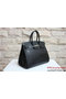 Hermes Birkin 35CM Tote Bag Black Clemence Leather H6089 Silver/Gold  Replica