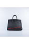 Hermes Birkin 35CM Tote Bag Black Grainy Leather Gold  Replica