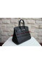 Hermes Birkin 35CM Tote Bag Black&Rose Clemence Leather H35 Silver  Replica