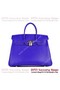 Hermes Birkin 35CM Tote Bag Blue Clemence Leather H6089 Gold  Replica