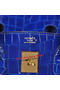 Hermes Birkin 35CM Tote Bag Blue Iridescent Croco Leather Gold  Replica
