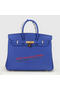 Hermes Birkin 35CM Tote Bag Blue Original Leather H35 Gold  Replica