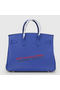 Hermes Birkin 35CM Tote Bag Blue Original Leather H35 Gold  Replica